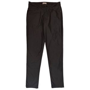 VRST Mens Limitless 5 Pocket Slim Fit Pant Black 32x34 Like New Stretch Chino